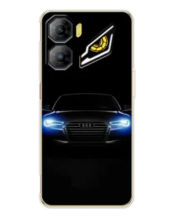 Чехол для ZTE Nubia Neo 3 с картинкой «Audi в неоне»