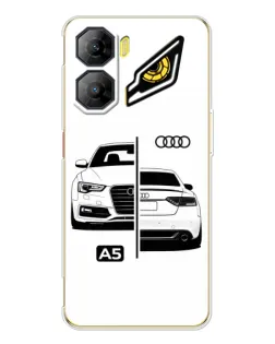 Чехол для ZTE Nubia Neo 3 с картинкой «Audi — контрастный дизайн»