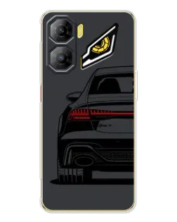 Чехол для ZTE Nubia Neo 3 с картинкой «Задняя часть Audi — арт»