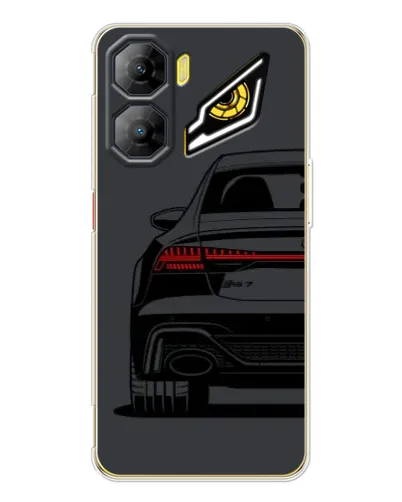 Чехол для ZTE Nubia Neo 3 с картинкой «Задняя часть Audi — арт»