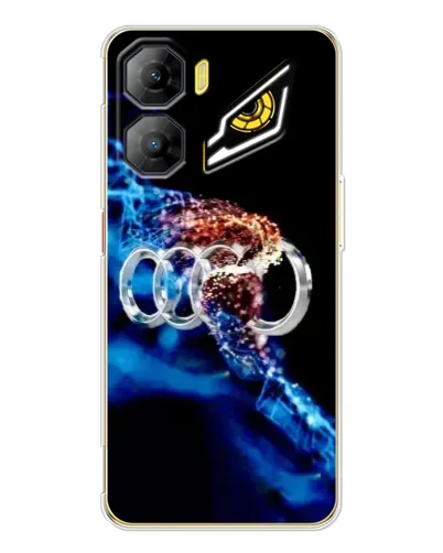 Чехол для ZTE Nubia Neo 3 с картинкой «Энергия лого Audi»