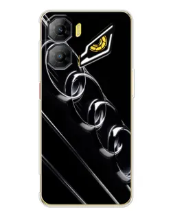 Чехол для ZTE Nubia Neo 3 с картинкой «Audi — абстрактные кольца»