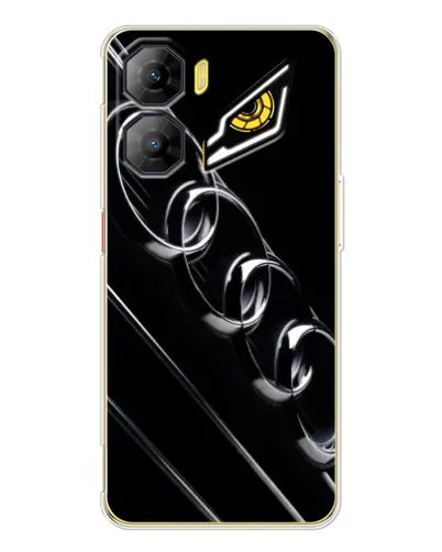 Чехол для ZTE Nubia Neo 3 с картинкой «Audi — абстрактные кольца»