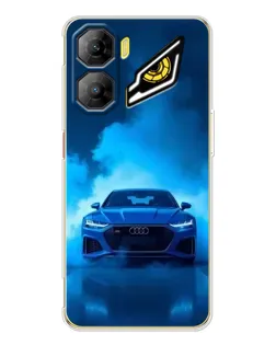 Чехол для ZTE Nubia Neo 3 с картинкой «Audi — голубая энергия»