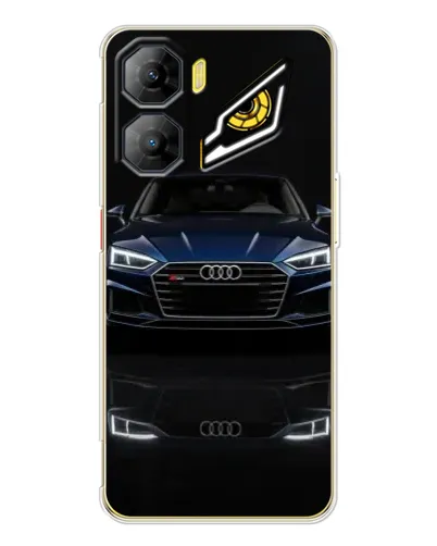 Чехол для ZTE Nubia Neo 3 с картинкой «Audi — ночное отражение»
