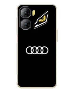 Чехол для ZTE Nubia Neo 3 с картинкой «Audi White Logo»