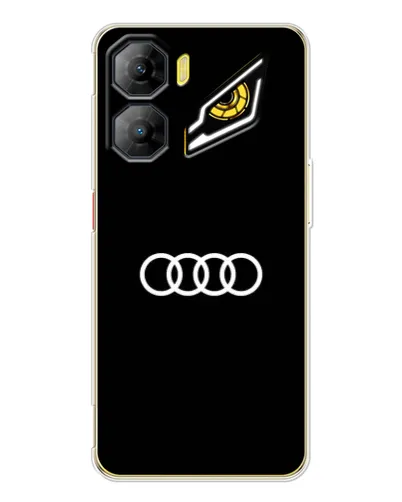 Чехол для ZTE Nubia Neo 3 с картинкой «Audi White Logo»