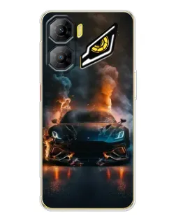Чехол для ZTE Nubia Neo 3 с картинкой «Lamborghini дымная эстетика»