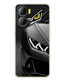 Чехол для ZTE Nubia Neo 3 с картинкой «Lamborghini фары детализация»