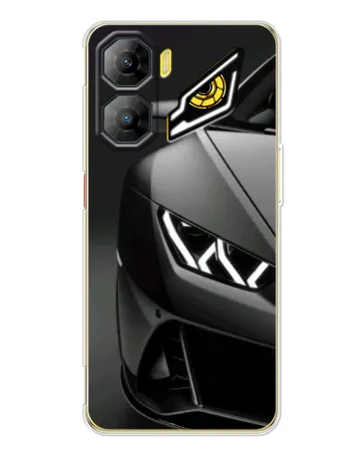 Чехол для ZTE Nubia Neo 3 с картинкой «Lamborghini фары детализация»