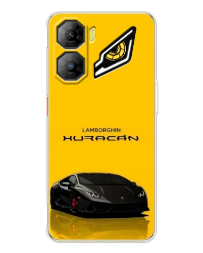 Чехол для ZTE Nubia Neo 3 с картинкой «Lamborghini Huracan черный»