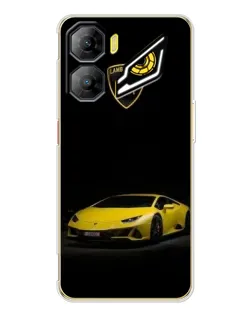 Чехол для ZTE Nubia Neo 3 с картинкой «Lamborghini желтый акцент»