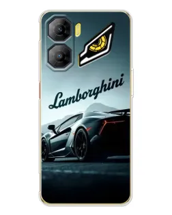 Чехол для ZTE Nubia Neo 3 с картинкой «Классическая надпись Lamborghini»