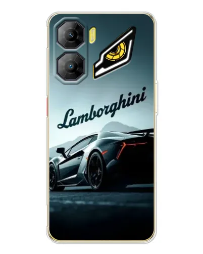 Чехол для ZTE Nubia Neo 3 с картинкой «Классическая надпись Lamborghini»