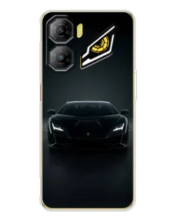 Чехол для ZTE Nubia Neo 3 с картинкой «Черный Lamborghini Aventador»