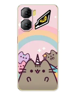 Чехол для ZTE Nubia Neo 3 с картинкой «Единорог Pusheen»