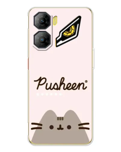 Чехол для ZTE Nubia Neo 3 с картинкой «Pusheen логотип»
