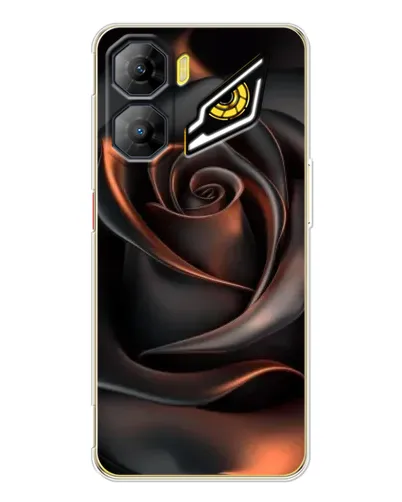 Чехол для ZTE Nubia Neo 3 с картинкой «Шелковая черная роза»