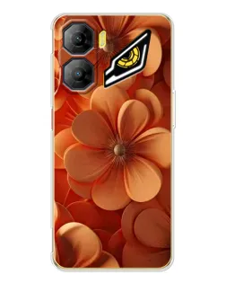 Чехол для ZTE Nubia Neo 3 с картинкой «Оранжевый макро цветок»