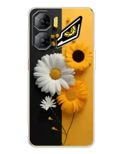 Чехол для ZTE Nubia Neo 3 с картинкой «Подсолнух и ромашка»