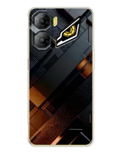 Чехол для ZTE Nubia Neo 3 с картинкой «Черные геометрические блоки»