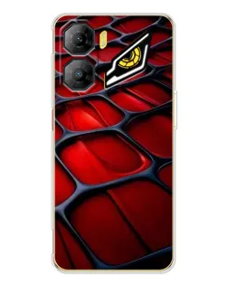 Чехол для ZTE Nubia Neo 3 с картинкой «Красная глянцевая сетка»