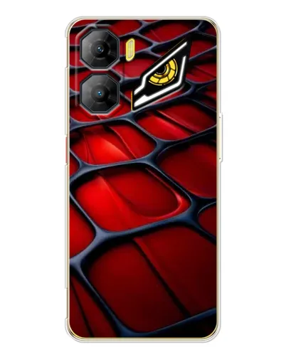 Чехол для ZTE Nubia Neo 3 с картинкой «Красная глянцевая сетка»