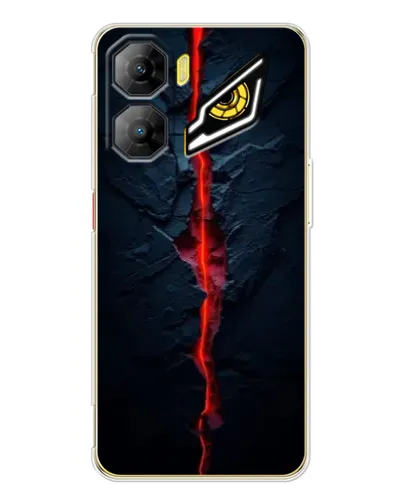 Чехол для ZTE Nubia Neo 3 с картинкой «Kрасная лавовая трещина»
