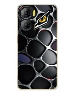 Чехол для ZTE Nubia Neo 3 с картинкой «Объемная темная решетка»