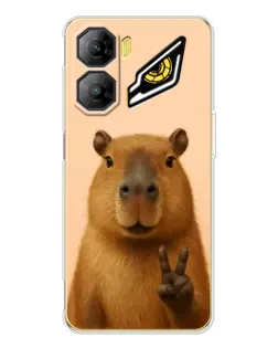Чехол для ZTE Nubia Neo 3 с картинкой «Капибара виктория» Чехол для ZTE Nubia Neo 3 с картинкой «Капибара виктория»