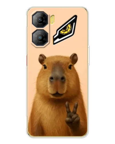 Чехол для ZTE Nubia Neo 3 с картинкой «Капибара виктория» Чехол для ZTE Nubia Neo 3 с картинкой «Капибара виктория»