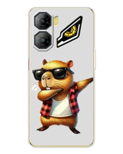 Чехол для ZTE Nubia Neo 3 с картинкой «Капибара рэпер даб» Чехол для ZTE Nubia Neo 3 с картинкой «Капибара рэпер даб»
