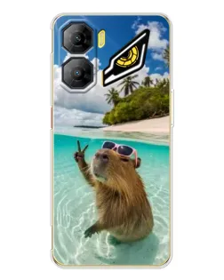 Чехол для ZTE Nubia Neo 3 с картинкой «Капибара на море» Чехол для ZTE Nubia Neo 3 с картинкой «Капибара на море»