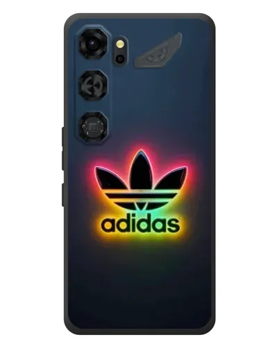 Чехол для ZTE Nubia Neo 5 GT 5G с картинкой «Неоновый Adidas»