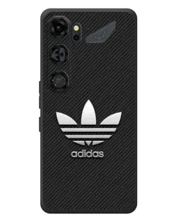Чехол для ZTE Nubia Neo 5 GT 5G с картинкой «Adidas Карбоновая текстура»