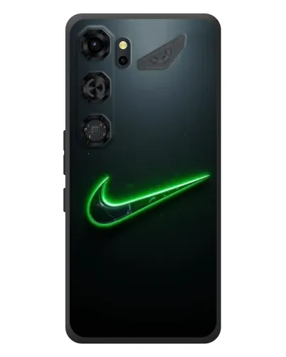 Чехол для ZTE Nubia Neo 5 GT 5G с картинкой «Неоновый контур Nike»