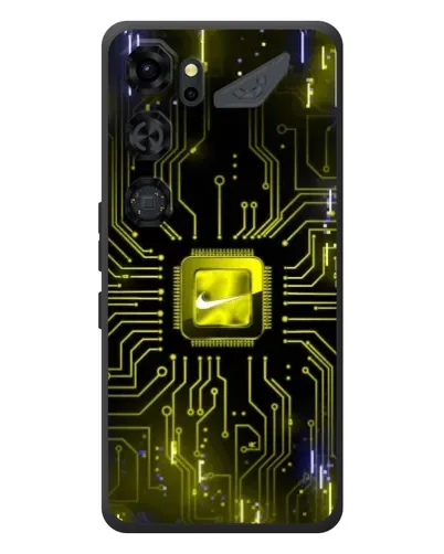 Чехол для ZTE Nubia Neo 5 GT 5G с картинкой «Nike — золотая искра»