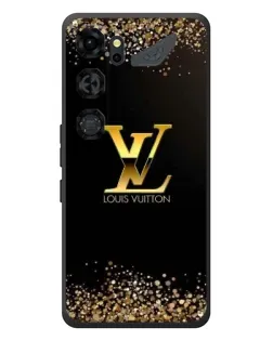 Чохол для ZTE Nubia Neo 5 GT 5G з картинкою «LV — золоті іскри»