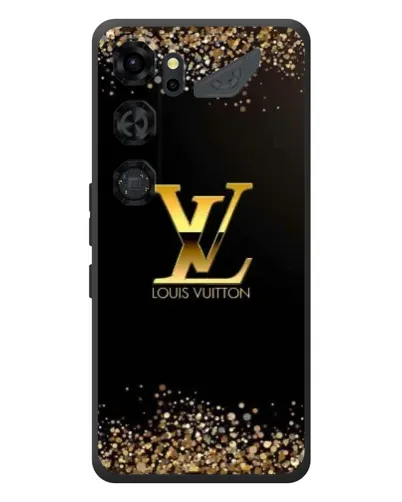Чехол для ZTE Nubia Neo 5 GT 5G с картинкой «LV — золотые искры»