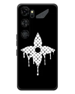 Чехол для ZTE Nubia Neo 5 GT 5G с картинкой «Цветочная монограмма»