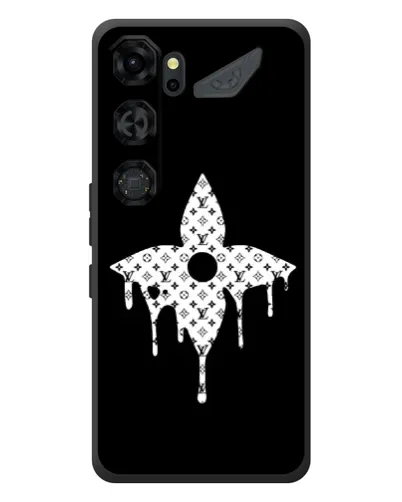 Чехол для ZTE Nubia Neo 5 GT 5G с картинкой «Цветочная монограмма»