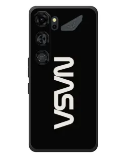 Чохол для ZTE Nubia Neo 5 GT 5G з картинкою «NASA — вертикальний логотип»