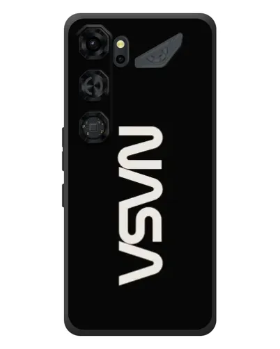 Чехол для ZTE Nubia Neo 5 GT 5G с картинкой «NASA — вертикальный логотип»
