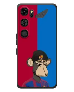Чохол для ZTE Nubia Neo 5 GT 5G з картинкою «Bored Ape — фанат Барси»