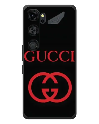 Чехол для ZTE Nubia Neo 5 GT 5G с картинкой «Gucci — красный логотип»