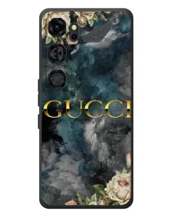 Чохол для ZTE Nubia Neo 5 GT 5G з картинкою «Абстрактні квіти Gucci»
