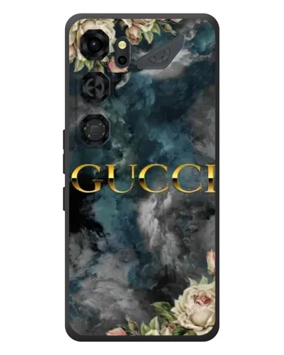 Чехол для ZTE Nubia Neo 5 GT 5G с картинкой «Абстрактные цветы Gucci»