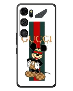 Чохол для ZTE Nubia Neo 5 GT 5G з картинкою «Міккі Маус Gucci — смуги»