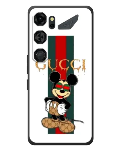 Чехол для ZTE Nubia Neo 5 GT 5G с картинкой «Микки Маус Gucci — полосы»