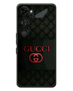 Чохол для ZTE Nubia Neo 5 GT 5G з картинкою «Gucci — стьобаний чорний»